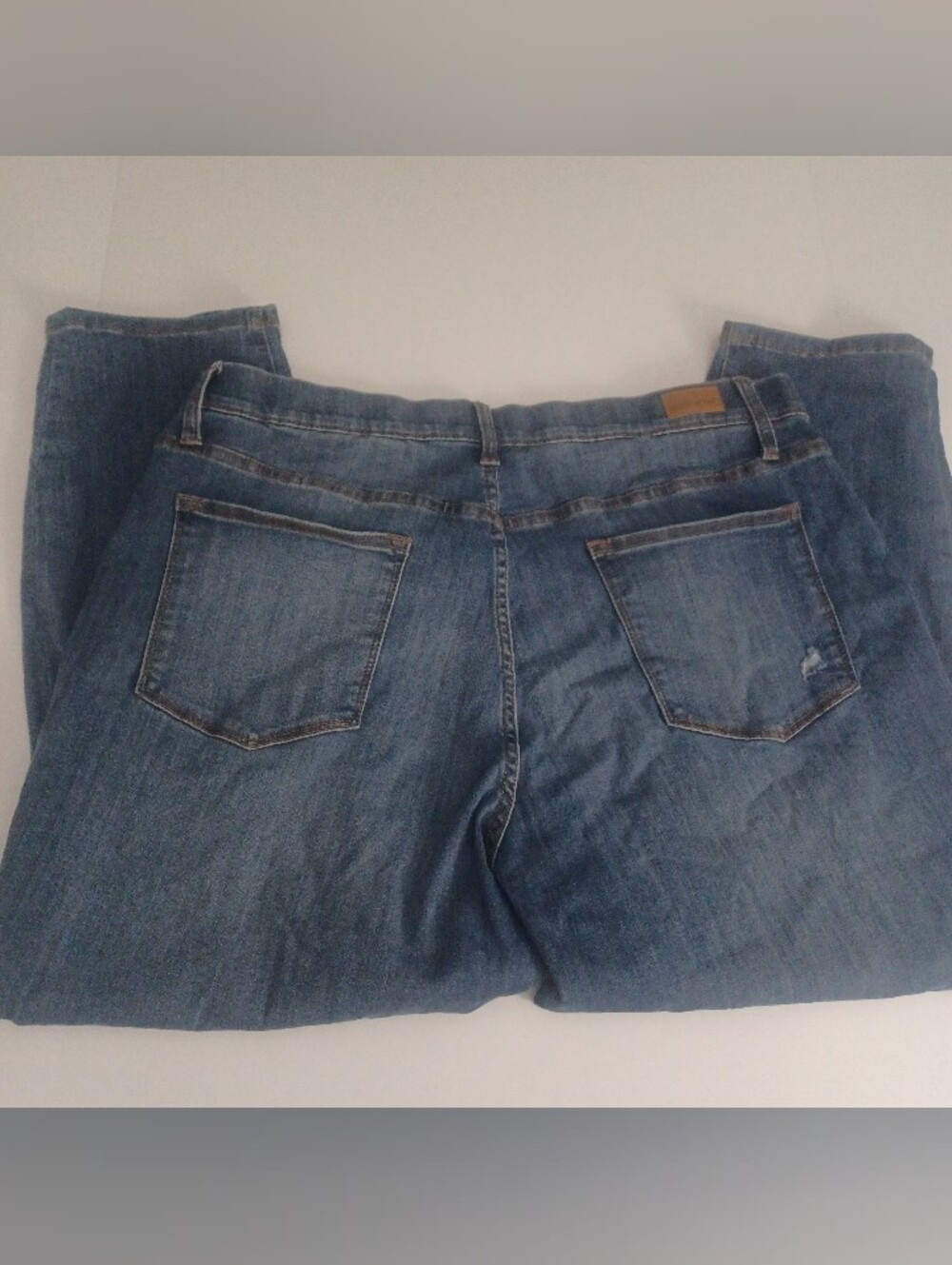 Judy Blue Boyfriend Fit Jeans Sz 20W Distressed Front - Picture 5 of 5